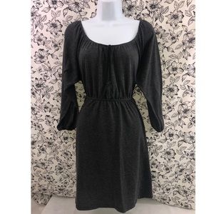 Charcoal Grey Sweater Dress